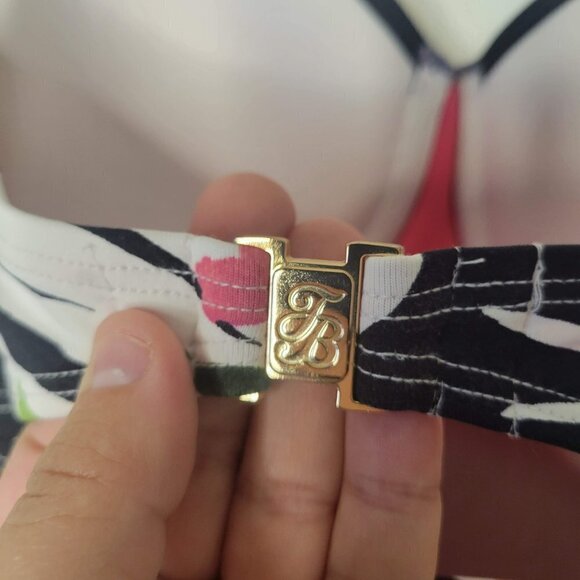 Tommy Bahama One Piece Tropical Built In Support Swimsuit - Picture 7 of 10